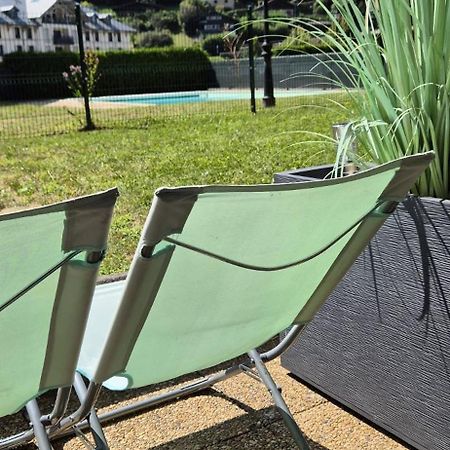 Appartement Avec Piscine & Jardin Pied De La Telecabine 圣热尔韦莱班 外观 照片