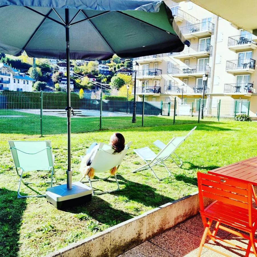 Appartement Avec Piscine & Jardin Pied De La Telecabine 圣热尔韦莱班 外观 照片